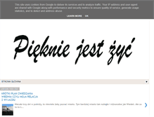 Tablet Screenshot of piekniejestzyc.pl
